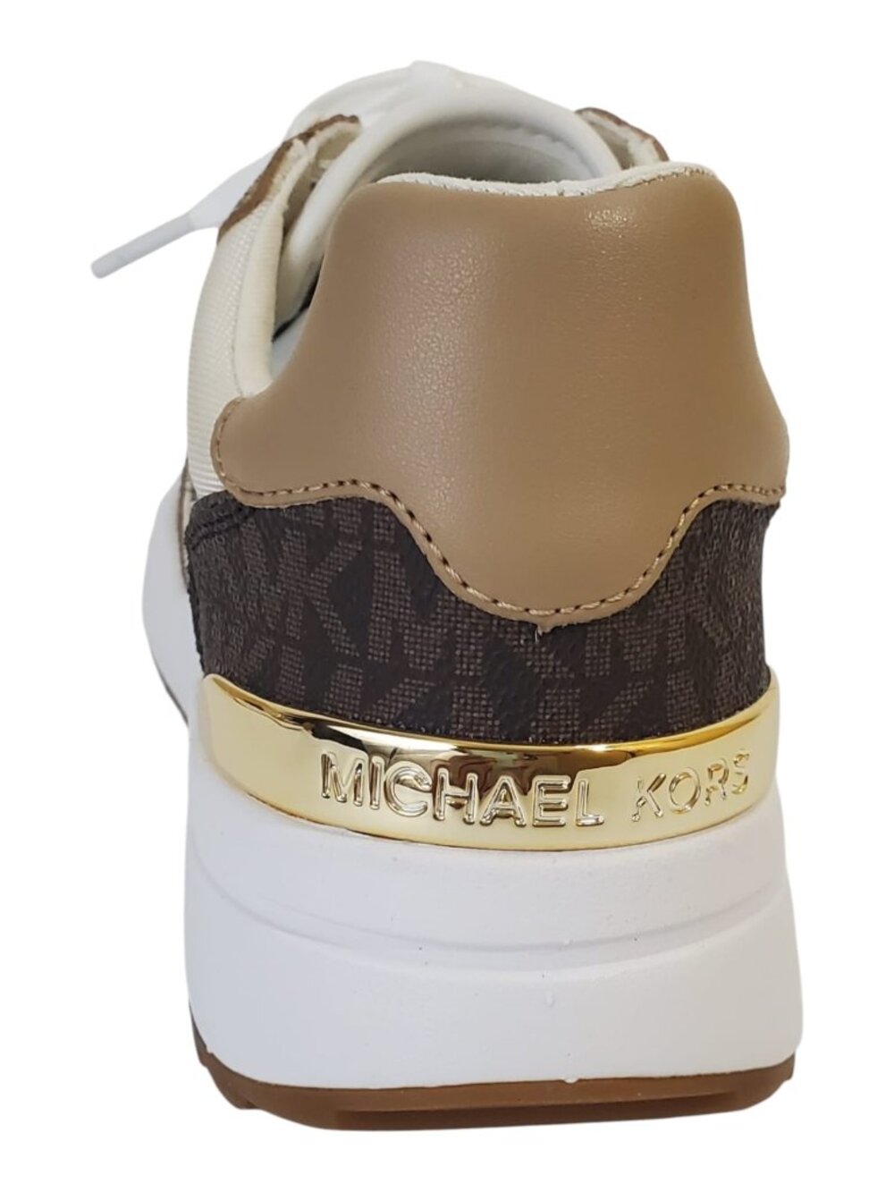 NEW MICHAEL KORS AUTHENTIC WOMEN'S CAMEL BROWN SHOES SNEAKERS SIZE 6 7 8 9 10 - Picture 9 of 12